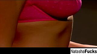 Passionately dropping loads on Natasha's face