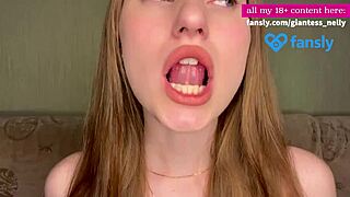 Giantess Swallowing Gummy Bears in Tall Fetish