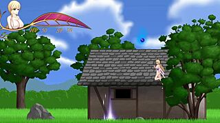 Hgame Unholy Disaster 4: Ancient Castle Scene With Intense Motion Leading To Climax