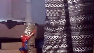 horny teen gets kinky in homemade workout fuck