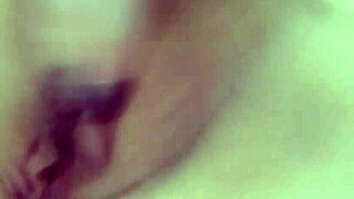 Wife pleasures herself with fingers in intimate video from 2017