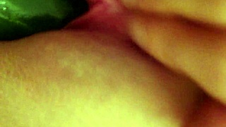 narrating MASTURBATION with a CUCUMBER in the story