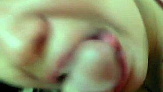 this cute latina bbw with small tits gives a fun blowjob and deepthroat to a big monster cock