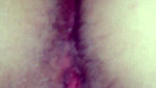 The couple enjoys passionate riding in the hotel room