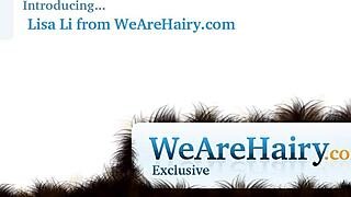 Lisa Li intensely plays with her pussy on the sofa!