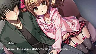 I watch her getting fucked in queen of the otaku ep2