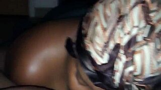 Amateur performs oral sex without hands in homemade scene