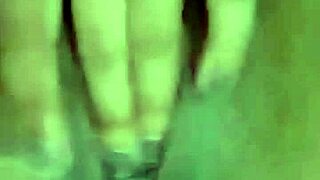 Ebony Brunette Solo Girl with Small Tits Enjoys Softcore Masturbation