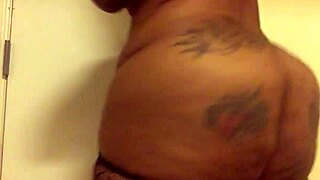 I'm shaking in my house with no fucks, craving that big ebony ass!