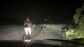 Amateur couple engages in public car sex with rough pounding