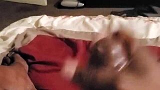 Chocolate Jerk Off Session With Cumshot On Big Chocolate Treat