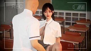 Vol. 1 of hypnotic anime action with a lustful commissioner