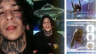 Dildo penetrating balls and ass, watch the intense action