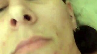 Intensely Using Vibrator on Her Dry Pussy Lips