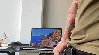 Relaxing at home with big cocks and cumshots 😏