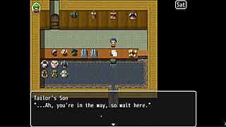 in this hentai episode, yuka scatters shards while the tailor stares at her huge boobs in naughty scenes