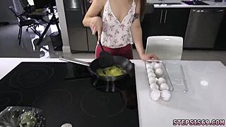 Teen Hardcore Game Turns Into Family Competition With Blowjobs