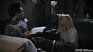 This Guy Is Fucking His Teen 18+ Trailer Trash Stepsis With A Monster Cock, Ending In Creampie.