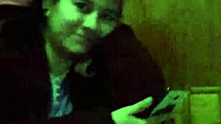 18-year-old girl with wet pink hair, looking so fresh and cute.