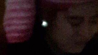 18-year-old girl with wet pink hair, looking so fresh and cute.