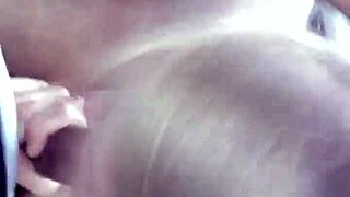 Skinny girl faces big black monster cock