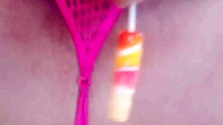 Cute girl with big tits and shaved pussy