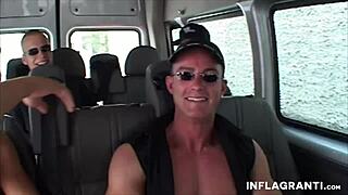 yo, these chicks get slammed hard in the van