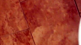 He PISSES in his UNDERWEAR and POURS blue SOAP on his DICK.