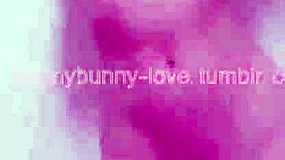Ai Lu Lu, that asian slut in bunny outfit, dancing sexy with her pierced tits?