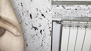 Supermdick33 teases shaved cock closeup in homemade solo masturbation 😏