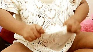 Desi indian college girl explores campus life