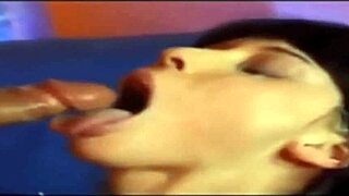 intense blowjob leads to massive cumshot