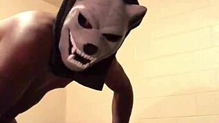 lil red riding hood teases the big bad wolf with her tight ass before he takes her