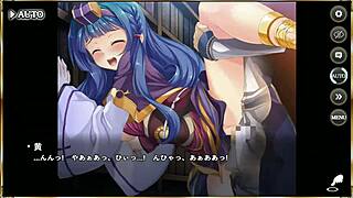 ero scene from makoihime musou tenka touitsu den featuring zhao zhong