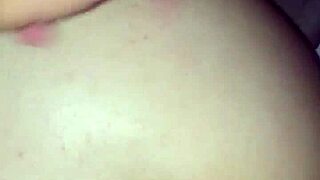 Solo girl explores her desires in the back