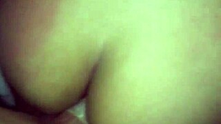 Solo girl explores her desires in the back