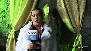 I, the domme, fucked that reporter in a hot threesome fantasy.