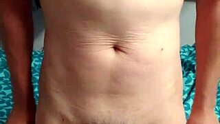 Intense gay boy flaunts his bulge in tight underwear