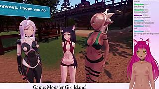 vtuber plays monster girl island part 1