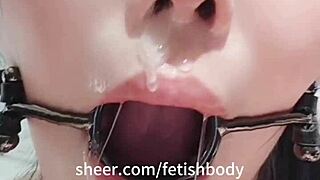 Trap's deepthroat skills put to the test in humiliating scenario