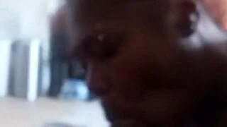 She eagerly swallows every drop of cum, loving the taste