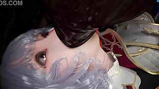 Sexy Hentai babe gets wild in 3D animation