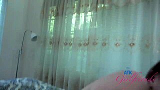 Lana Small's POV blowjob and footjob in amateur setting