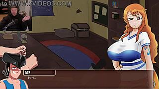 Is this the ultimate fantasy for One Piece fans? Pirate trainer with kissing and masturbation.