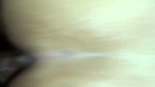 Wife Bends Over for Doggy Creampie