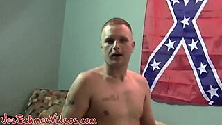 Black Thug Token Delivers Jason an Intense Interracial Blowjob