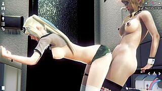 enjoying a relaxing time in the bathroom 😊