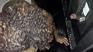 wow, this pretty latina brunette is having anal sex with strangers at the office pov.