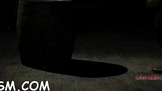 hot brunette maid who likes to play with toys as a slave