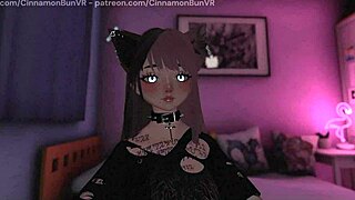 Shy Girl Fucks Pussy With Dildo Toy In Cartoon Masturbation